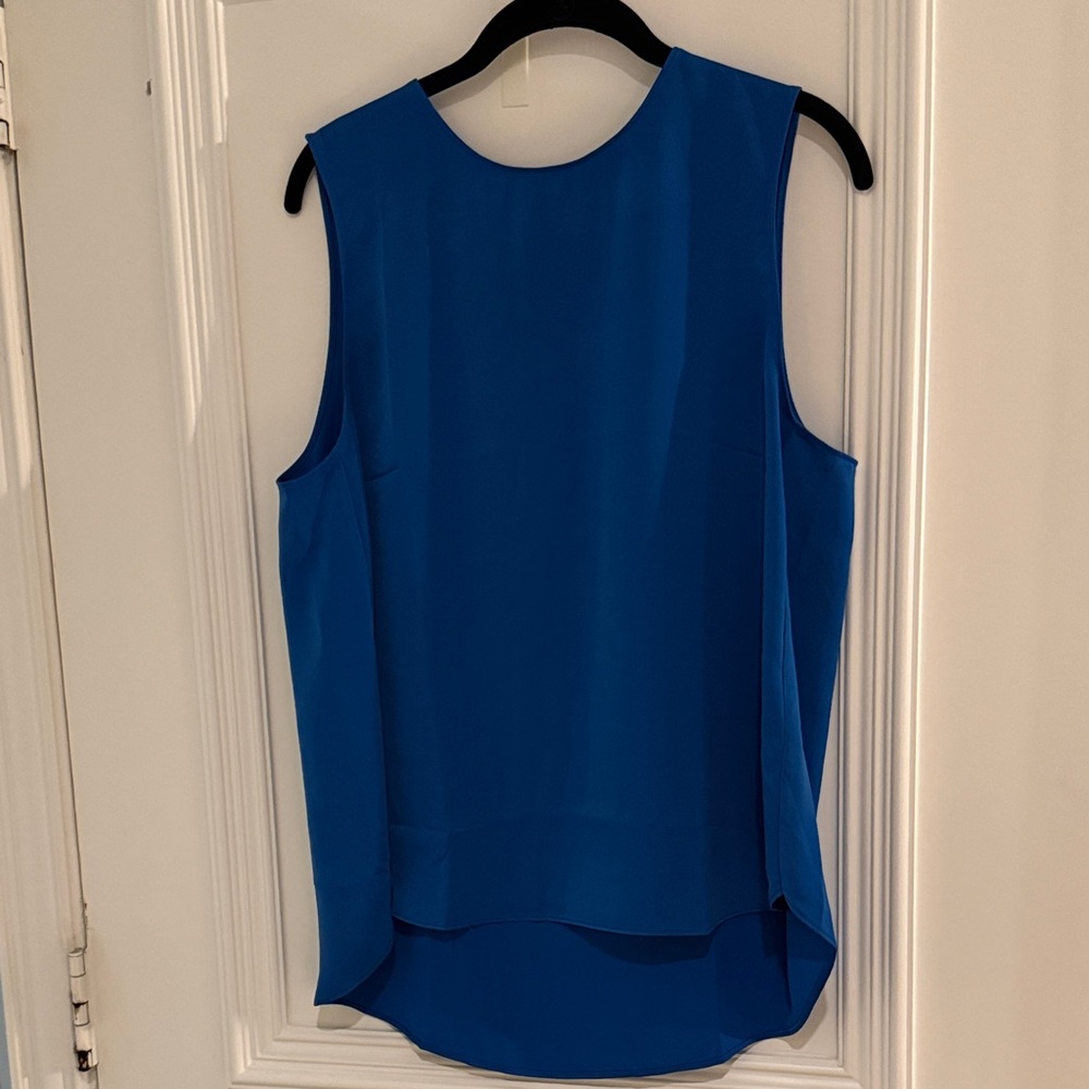 Banana Republic Vibrant Blue Sleeveless Blouse